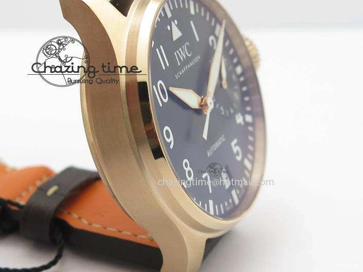 MIROTIME 0226 Big Pilot Real PR 2016 IW500917 RG ZF Best Edition Gray Dial On Brown Leather Strap A Modern 7290